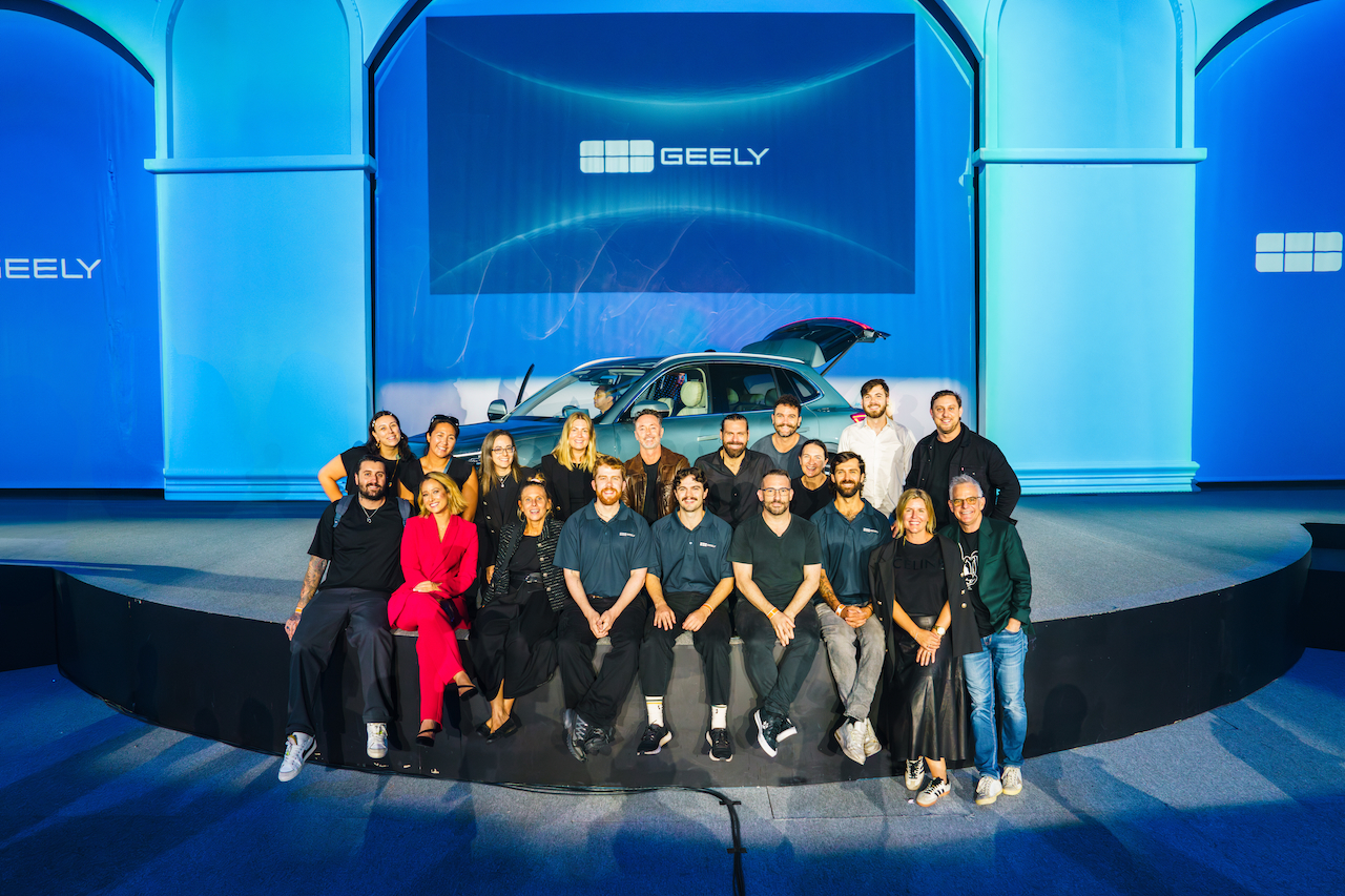 INVNT team at Geely Launch at Luna Park